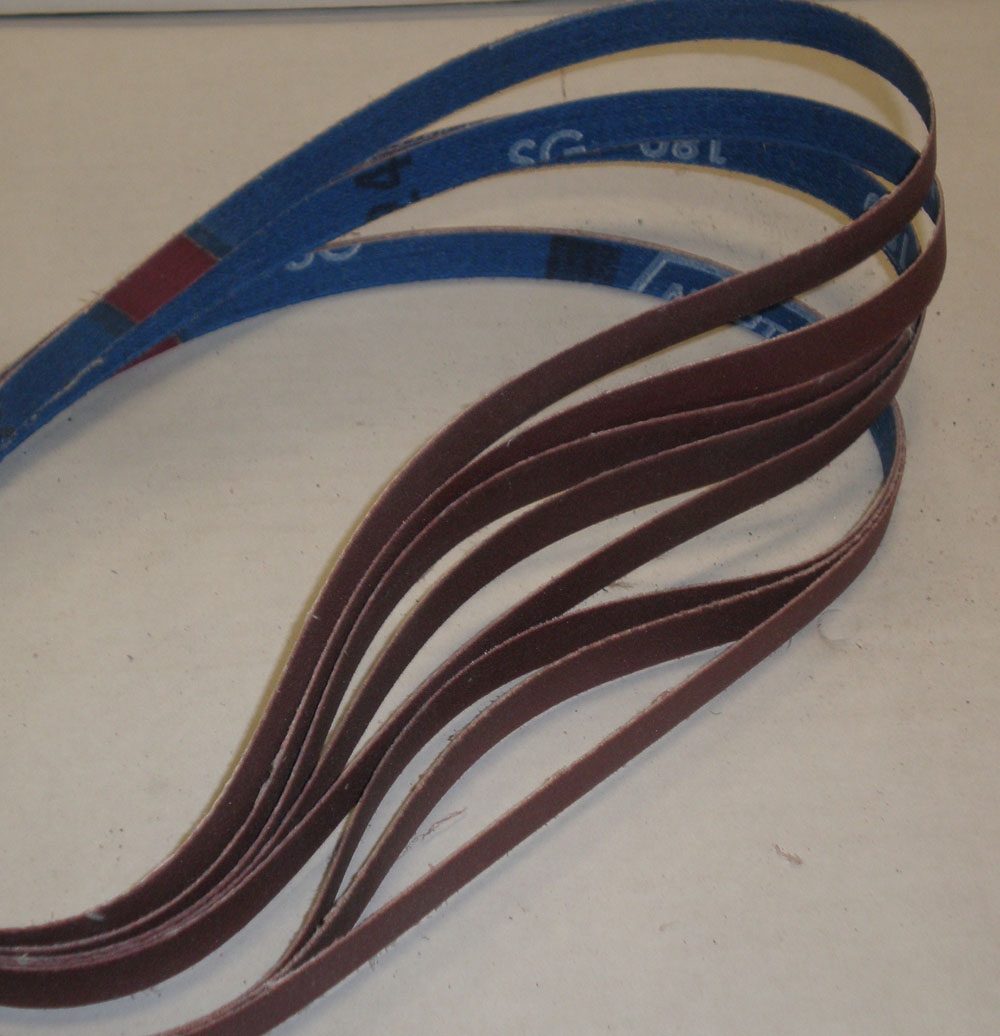 R981 Coated Abrasive File Belts 1/2"x24"-60