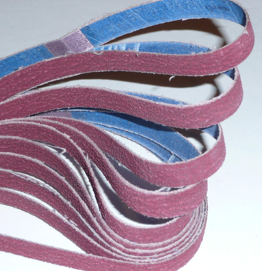 R981 Coated Abrasive File Belts 1/2"x18"-120