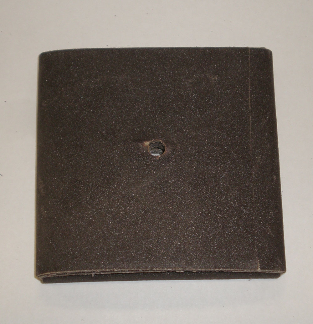 1AX Abrasive Square Pad 2x2x1/4x3/8" AH 120x