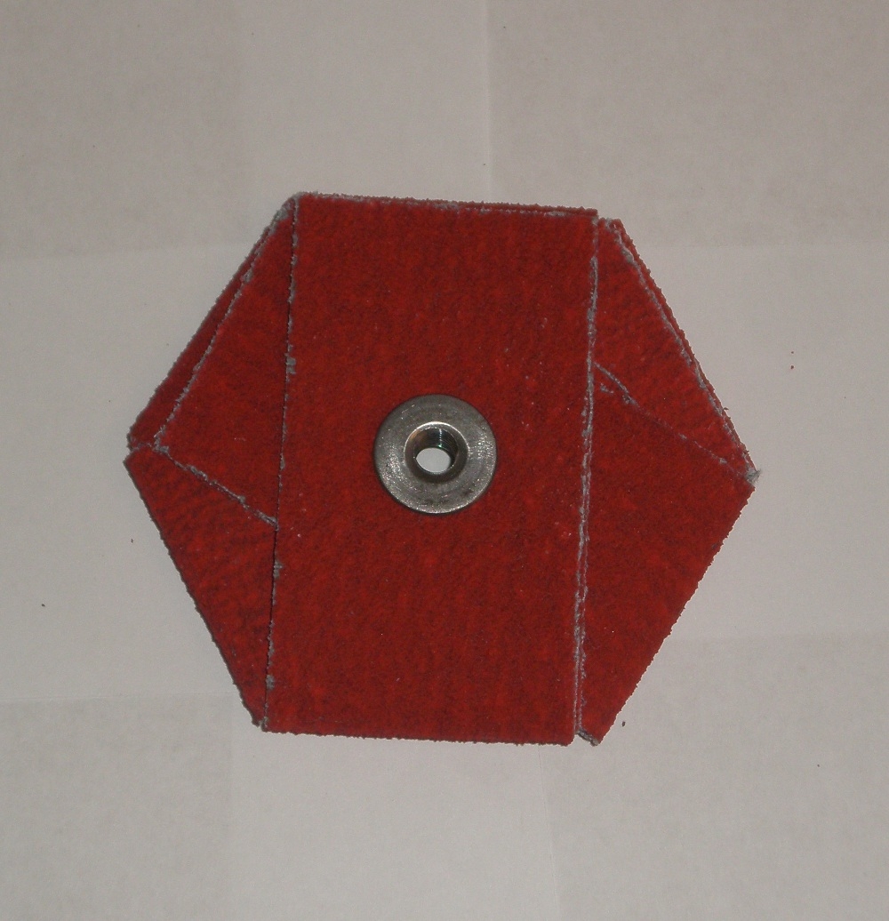 4" HEX PAD 1/4-20 EYELET R926 60X