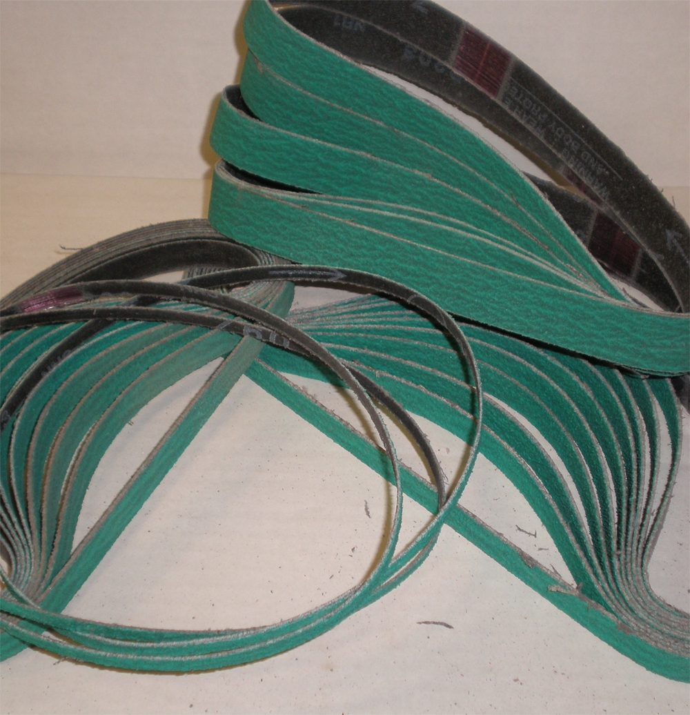 R203 Coated Abrasive File Belts 1/4"x12"-120