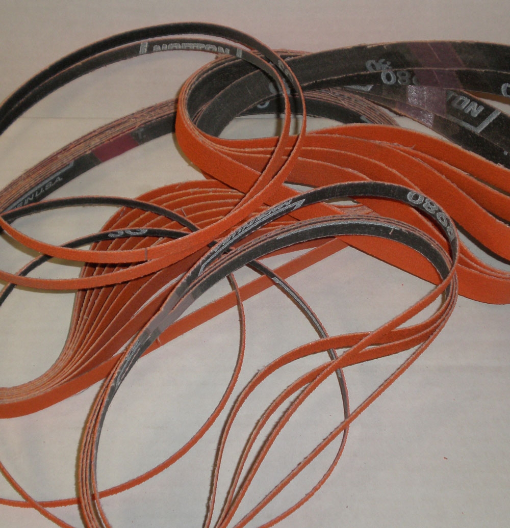 R980 Coated Abrasive File Belts 1/4"x18"-60