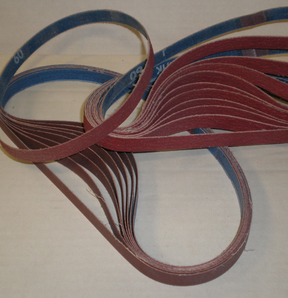 R981 Coated Abrasive File Belts 1/4"x24"-120