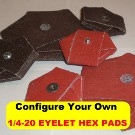 1/4-20 EYELET HEX PADS
