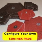 120x HEX PADS
