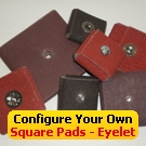 Abrasive Square Pads w/ Eyelet