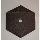 7" HEX PAD 5/8" AH 1AX 180X